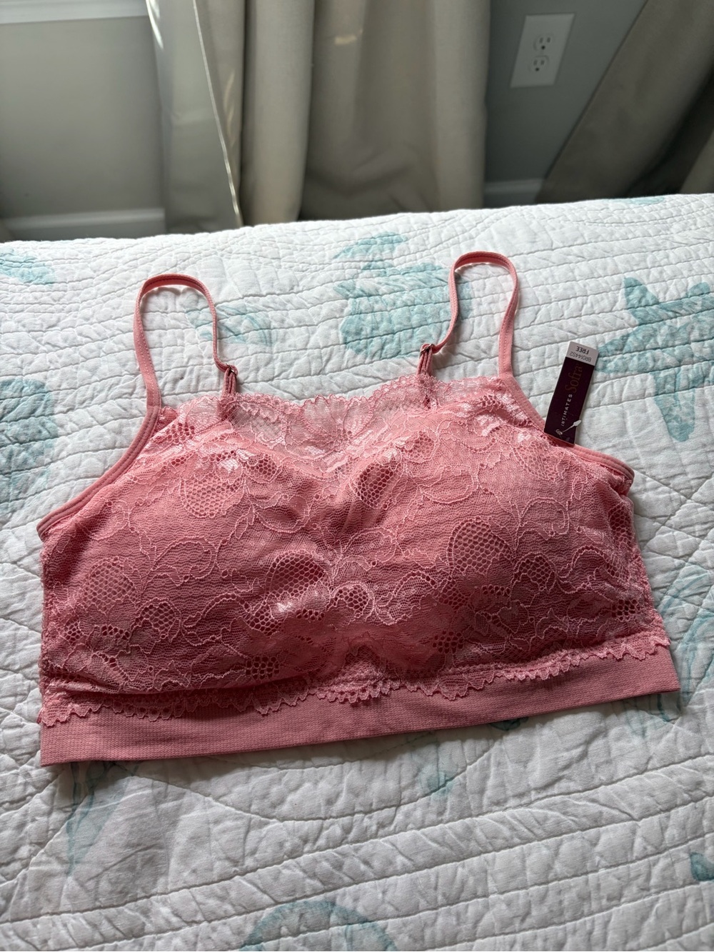 Sofra Rose Lace Bralette